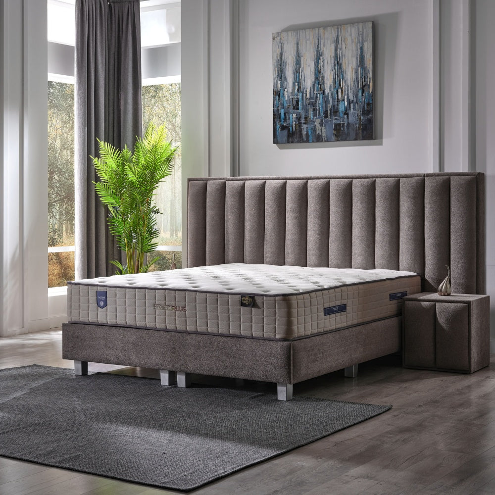 Boxspringbett "Line" mit Stauraum - Luxuskomfort in Größe & Farbe individuell wählbar