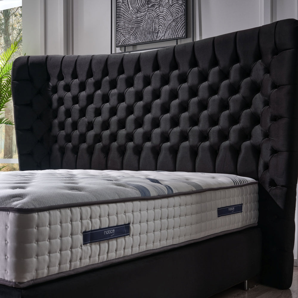 Boxspringbett "Paradise" mit Stauraum – Luxuskomfort in Größe & Farbe individuell wählbar