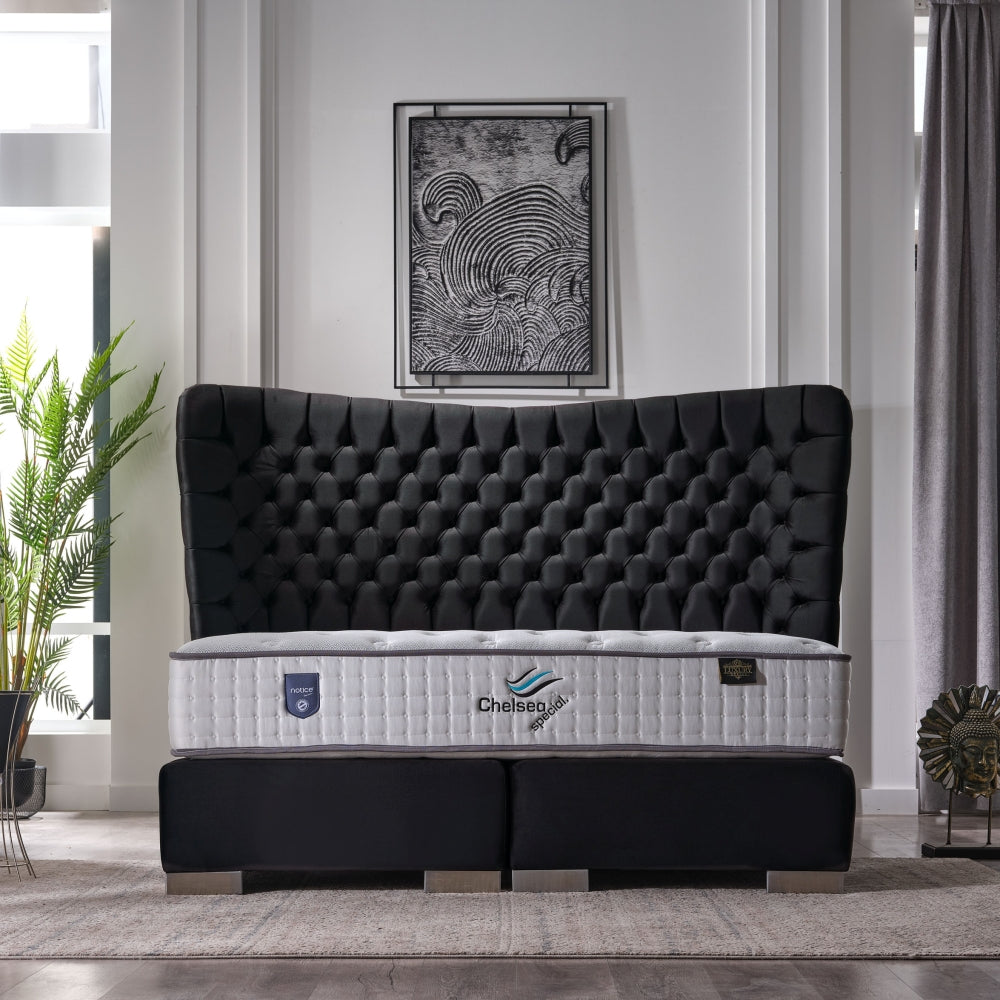 Boxspringbett "Paradise" mit Stauraum – Luxuskomfort in Größe & Farbe individuell wählbar